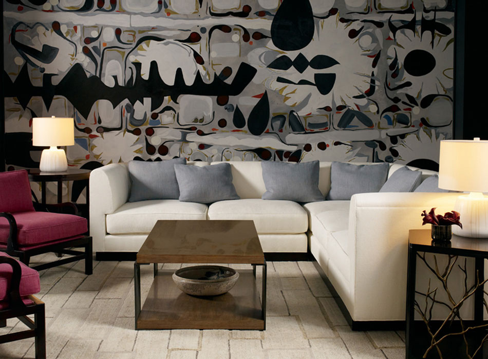 Baker Furniture Showroom Contemporary Living Room New York by