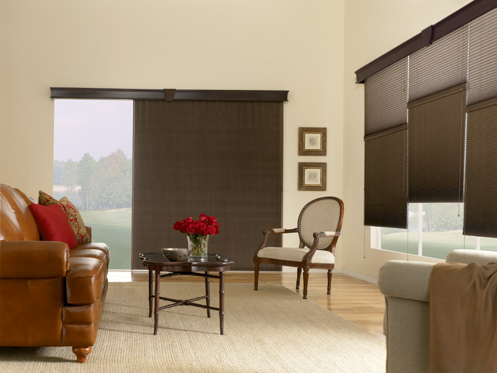Bali Cellular Shades Traditional Living Room Milwaukee by Bali
