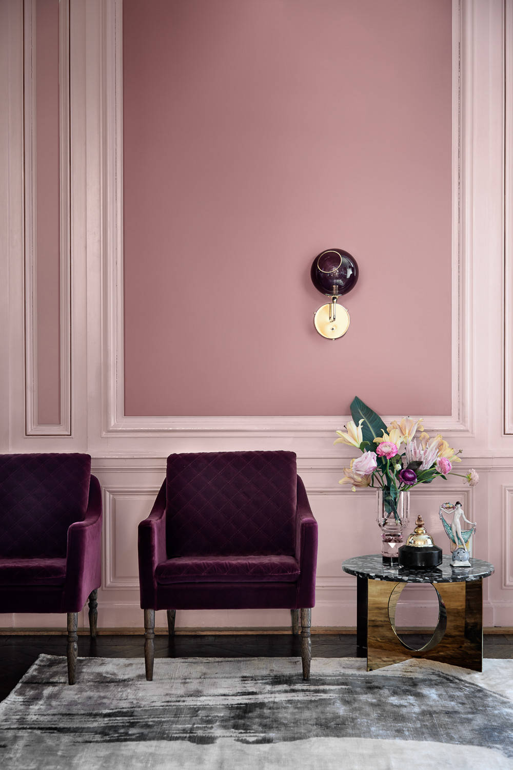 ピンク壁、床。純白壁、床。漆黒壁、床。レッド壁、床。パープル壁、床。 ballroom-lighting-collection-