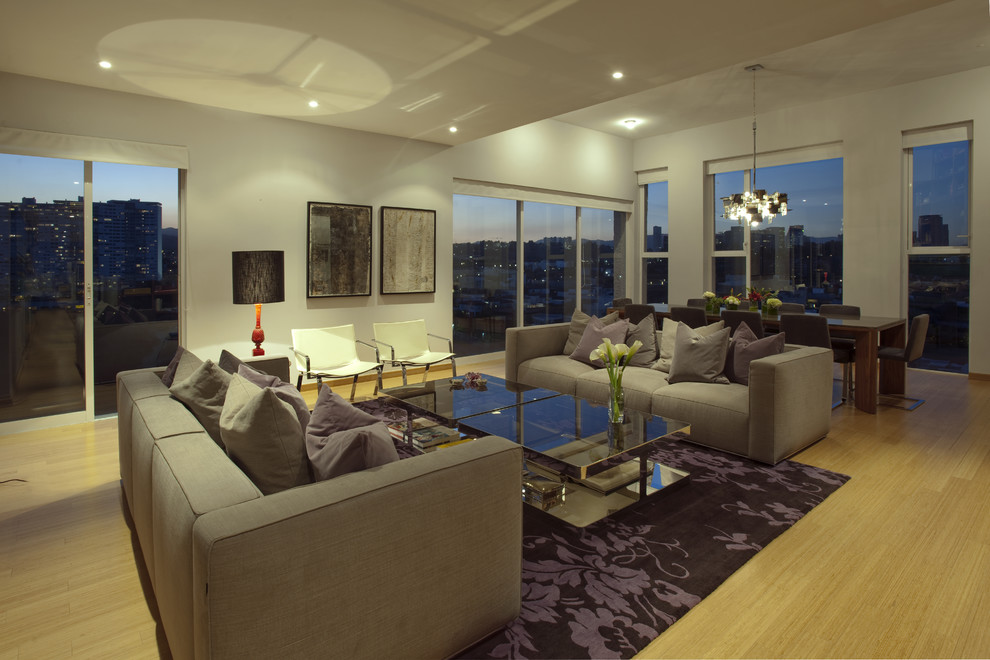 Living room - eclectic living room idea in Mexico City