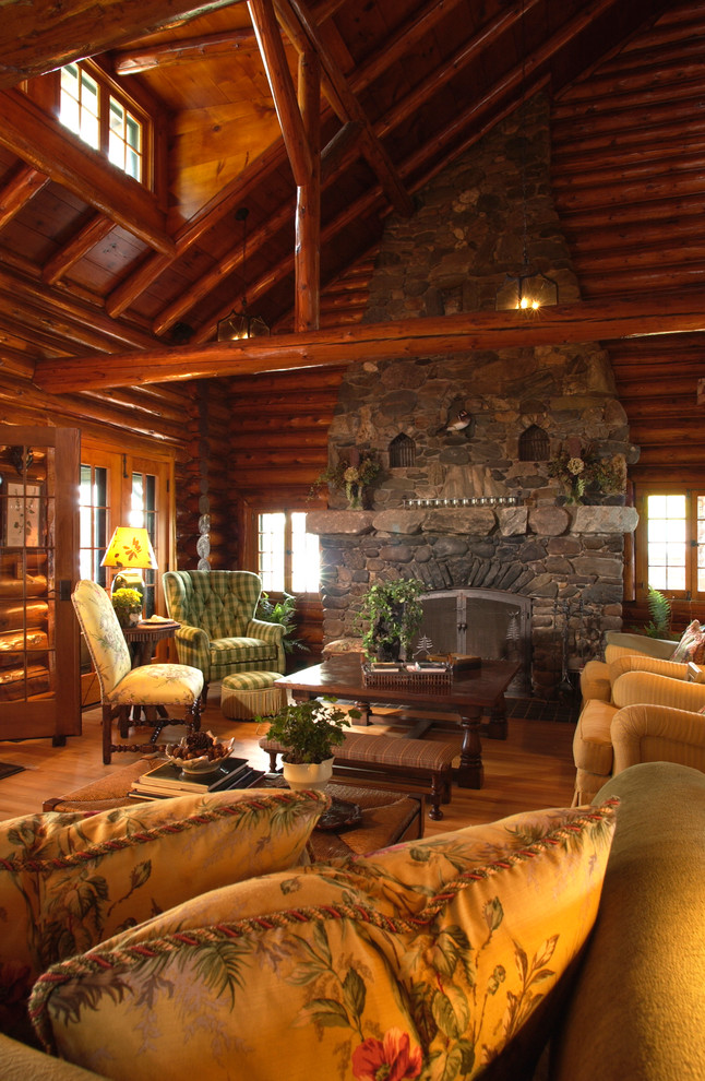 Bay Lake Cabin - Rustic - Living Room - Minneapolis - by Albertsson