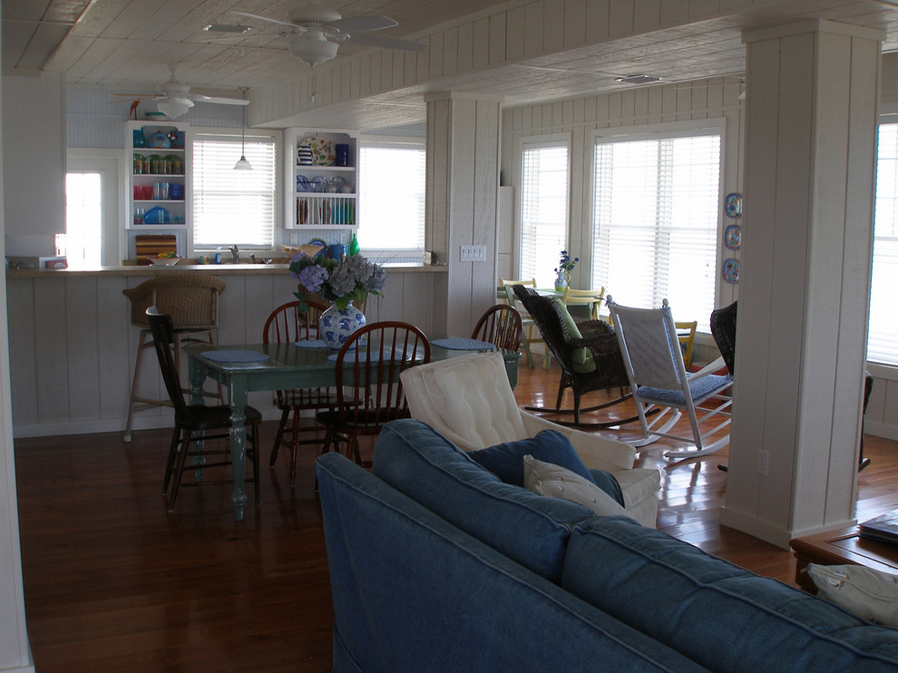 Living room - coastal living room idea in Jacksonville
