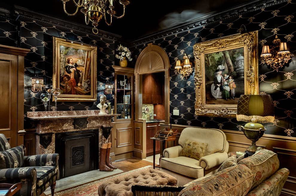 Design ideas for a victorian living room in Boston.