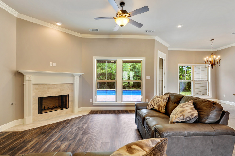 Bedico Trace Living Room New Orleans by Jenkins Homes, LLC Houzz