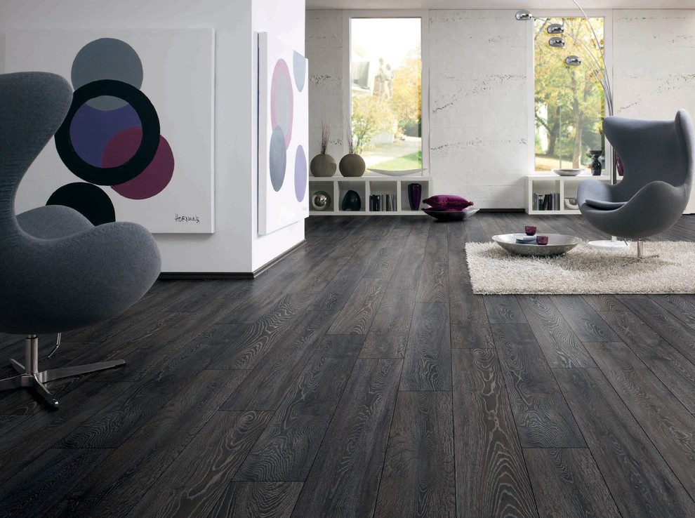 Bedrock Oak Dark Grey With White Wash, Dark Grey Hardwood Floors