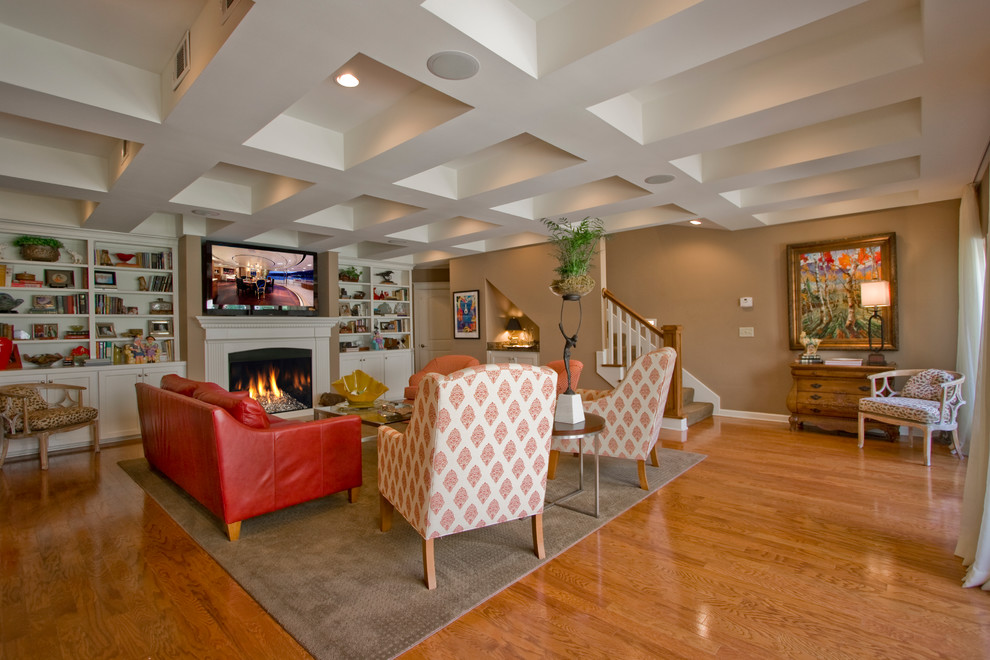 Elegant living room photo in Little Rock