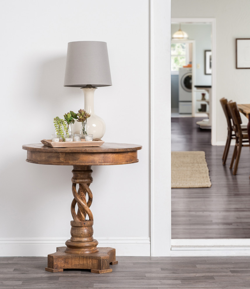 Bella 30inch Round Table Living Room Los Angeles by Kosas Houzz