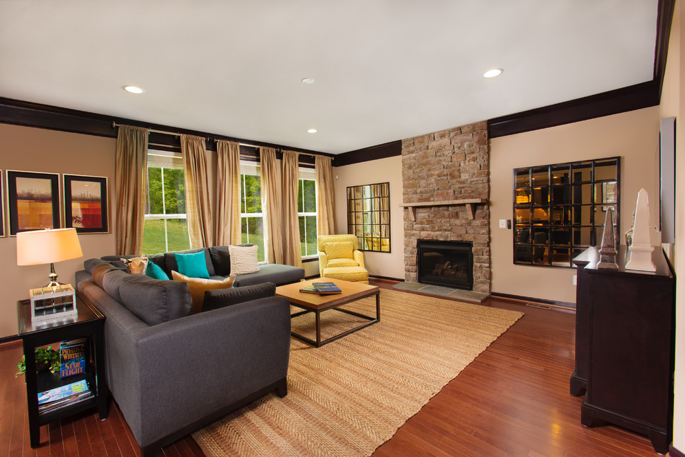 Belmont Glen Village Modern Living Room DC Metro by Van Metre