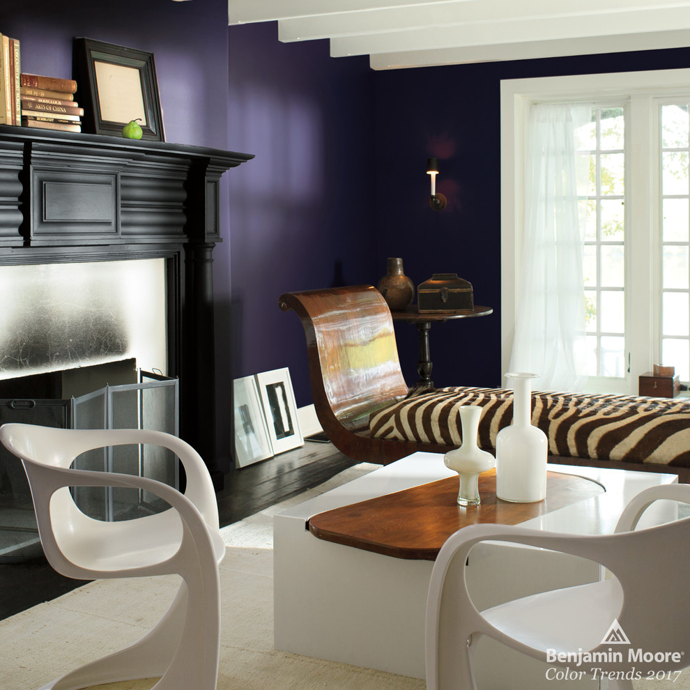 Benjamin Moore Canada Contemporary Living Room New York by