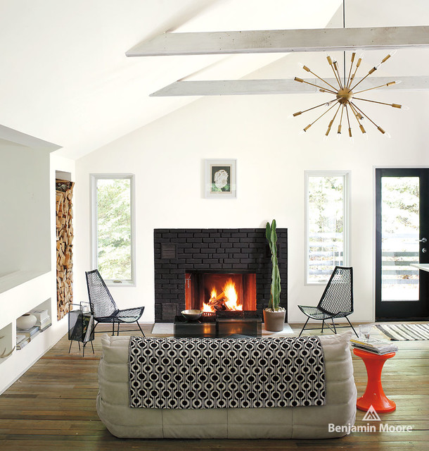 Benjamin Moore Canada Contemporary Living Room New York by