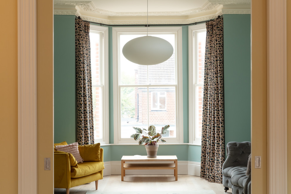 Bespoke Curtain & Blinds Projects Contemporain Salon Londres