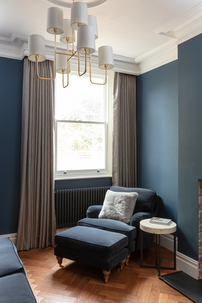 Bespoke Curtain & Blinds Projects Contemporary Living Room London