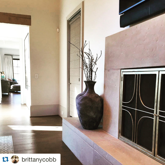 Bespoke Fireplace Screens Transitional Living Room Dallas Houzz UK