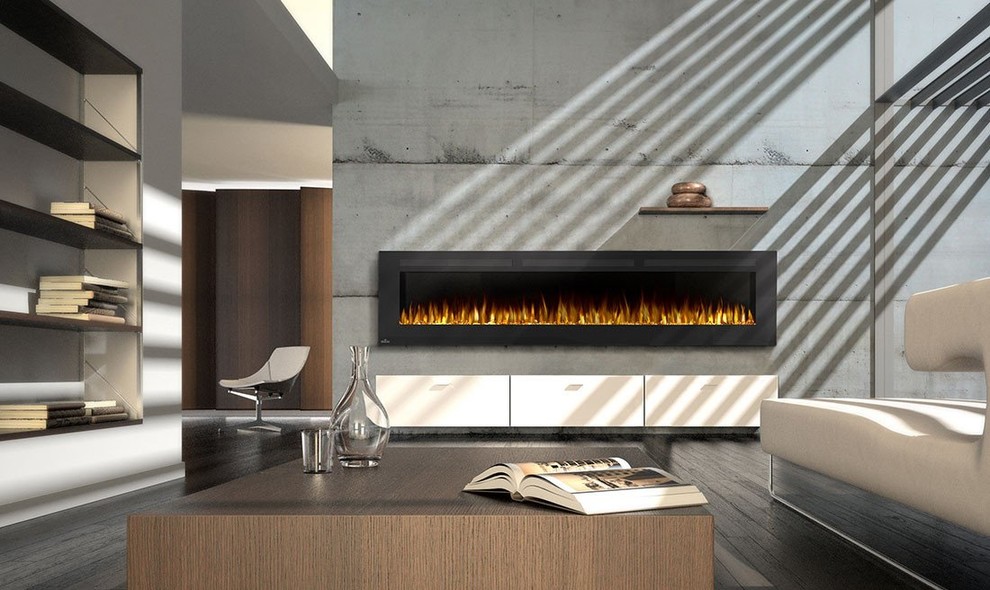 Best Wall Mount Electric Fireplace Ideas In Living Room Contemporary New York By Modern Blaze Houzz Wall Mount Electric Fireplace Ideas, Electric Wall Fireplace Design