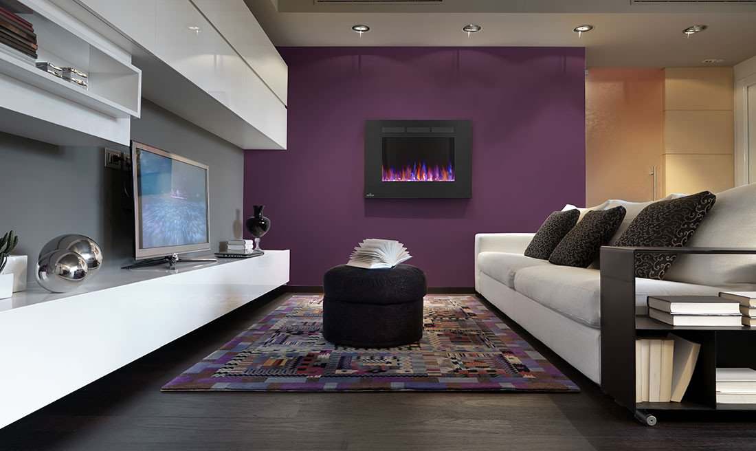 Plum living room wall colors