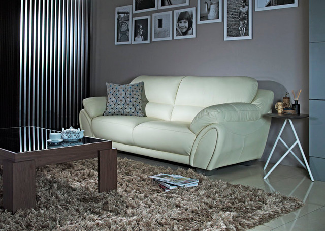 Cellini leather online sofa