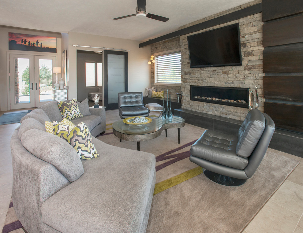 Big Sandy Lake House Contemporary Living Room Omaha by Paul Daniels Interiors Houzz