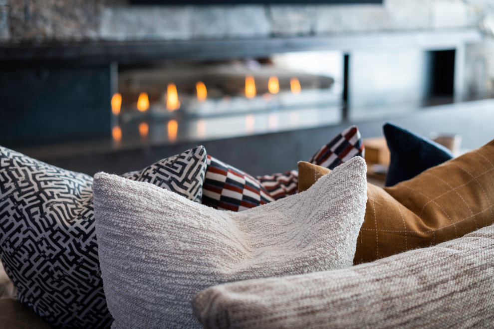 Big Sky Retreat Pioneer Point Rustic Living Room Salt Lake City