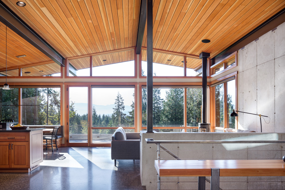 Bigfoot House - Rustic - Living Room - Seattle - by studioSTL, Inc. | Houzz