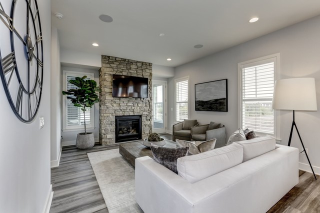 Birchwood at Brambleton - The Marlowe Model - Living Room - DC Metro ...