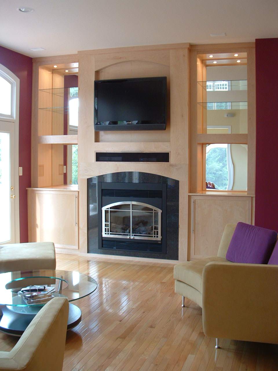 houzz electric fireplace on Entertainment Center Fireplace Houzz