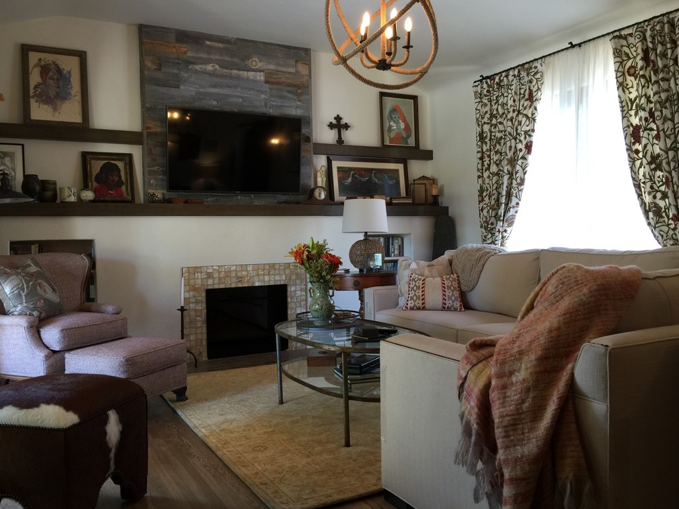 Bixby Knolls California Spanish Ranch Éclectique Salon Los