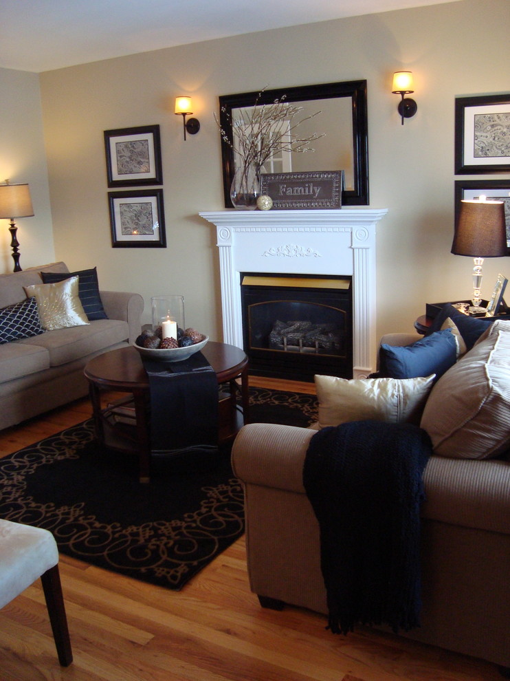 Black & Beige Living Room - Eclectic - Living Room - Other - by Seaside ...