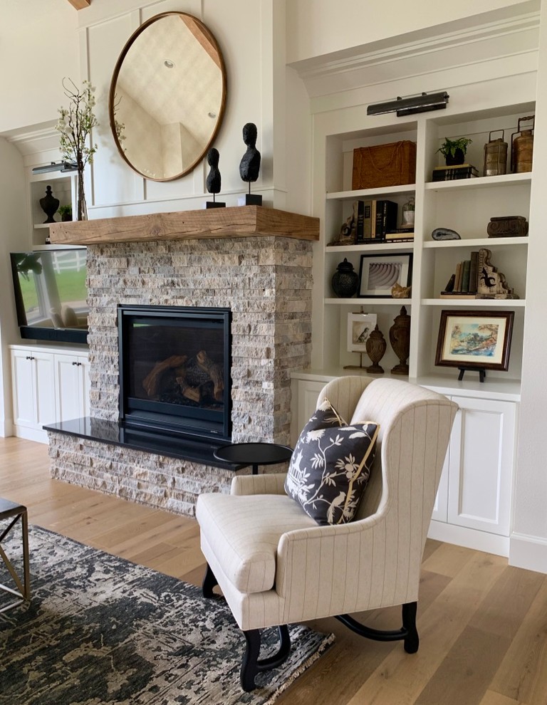 Black and White Modern Farmhouse Home New Construction Farmhouse