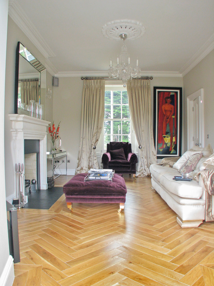 Klassisches Wohnzimmer in Dublin