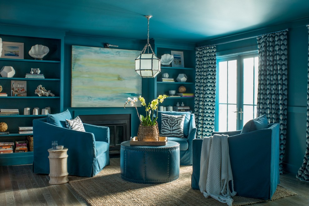 Blue - Living Room - New York - by Benjamin Moore | Houzz