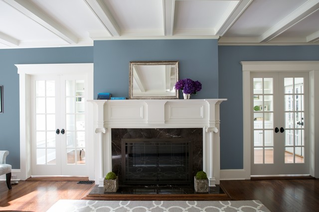 Blue - Living Room - New York - by Benjamin Moore | Houzz IE