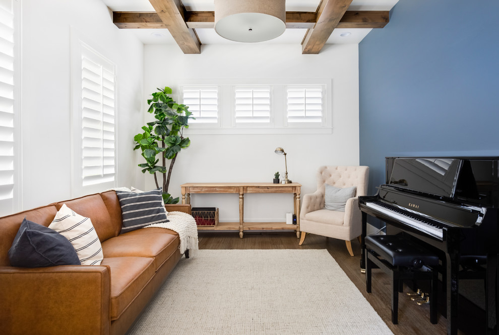 Inspiration for a craftsman living room remodel in Salt Lake City