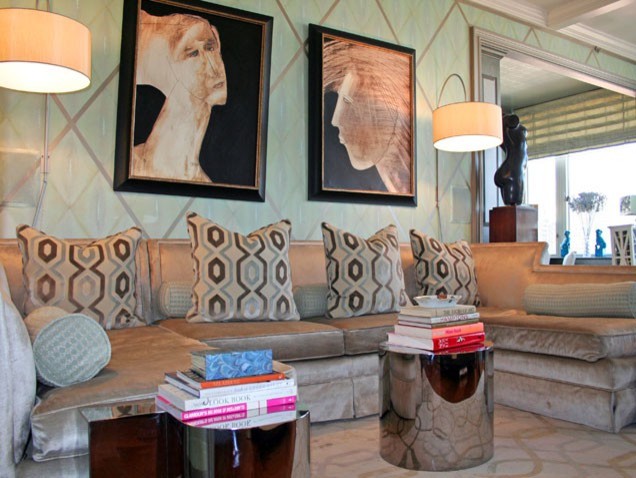 Modern Apartment Renovation With Graphic Patterns And Bold Color Schemes photo