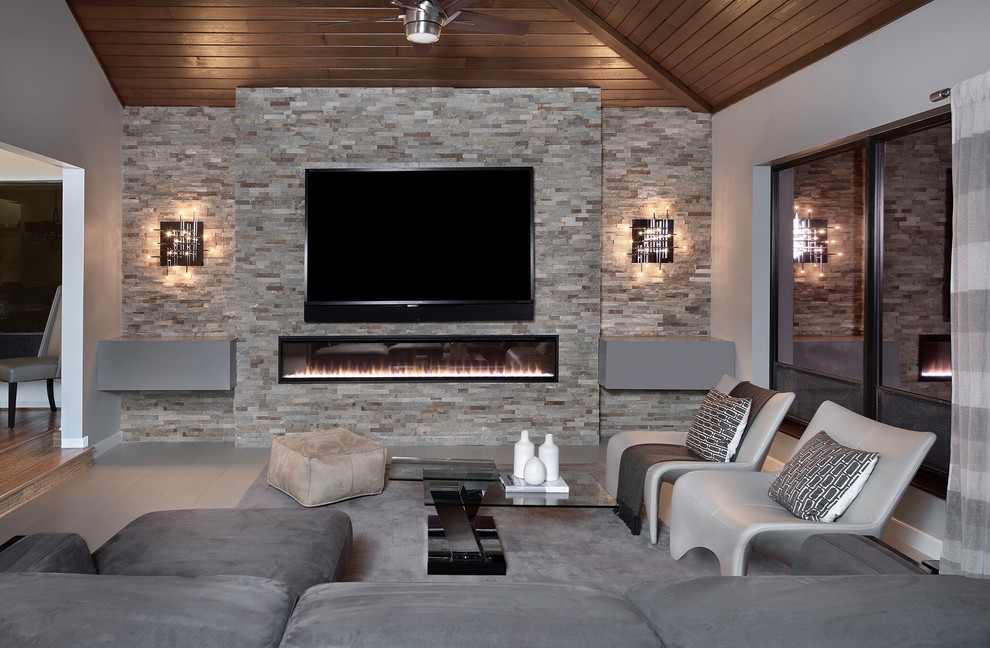 Example of a minimalist living room design