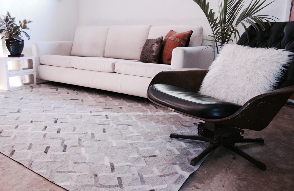 Bohemian Tiny House Contemporary Living Room San Luis Obispo by