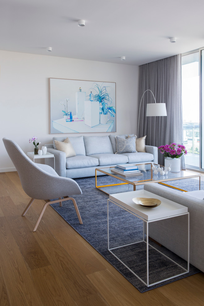 Inspiration for a scandinavian living room remodel in Sydney