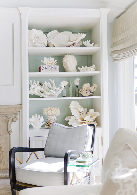 Beach 2024 themed bookshelf