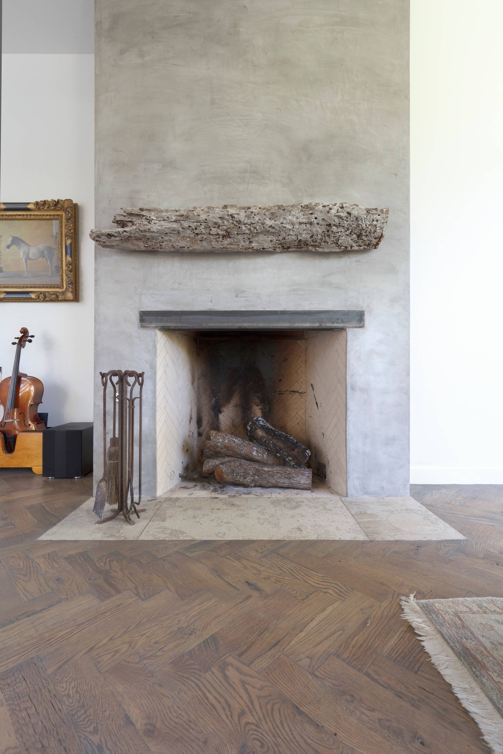 houzz electric fireplace on Fireplace Wood Flooring Houzz