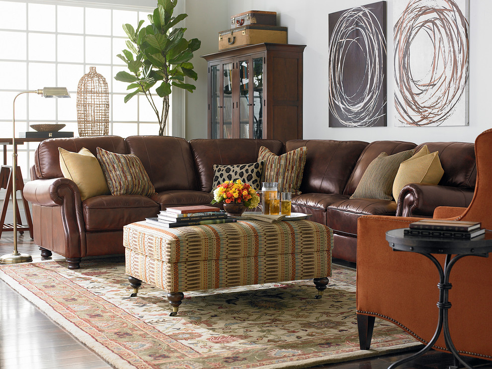 Bradford L-Shaped Sectional by Bassett Furniture - Contemporary ...