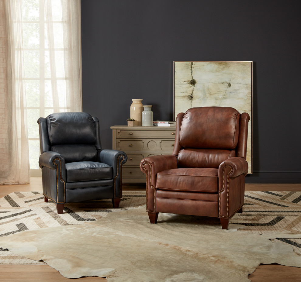 Bradington Young William His & Hers 3Way Lounger Transitional
