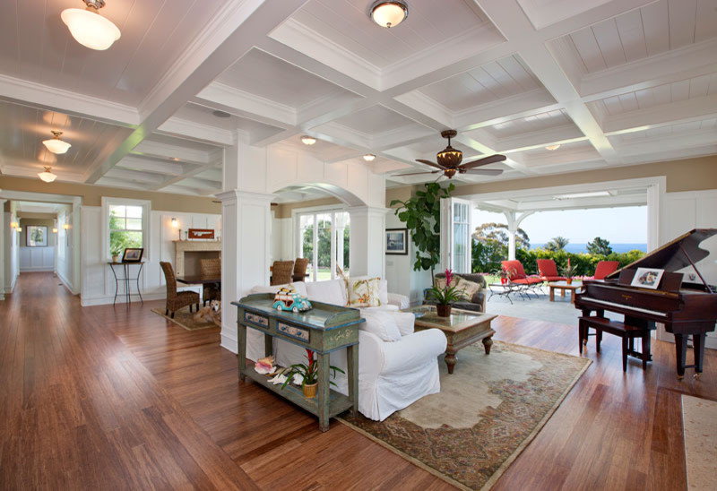 Living room - traditional living room idea in Santa Barbara