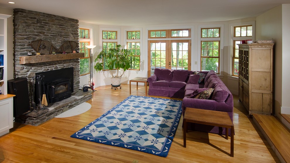 Elegant living room photo in Burlington