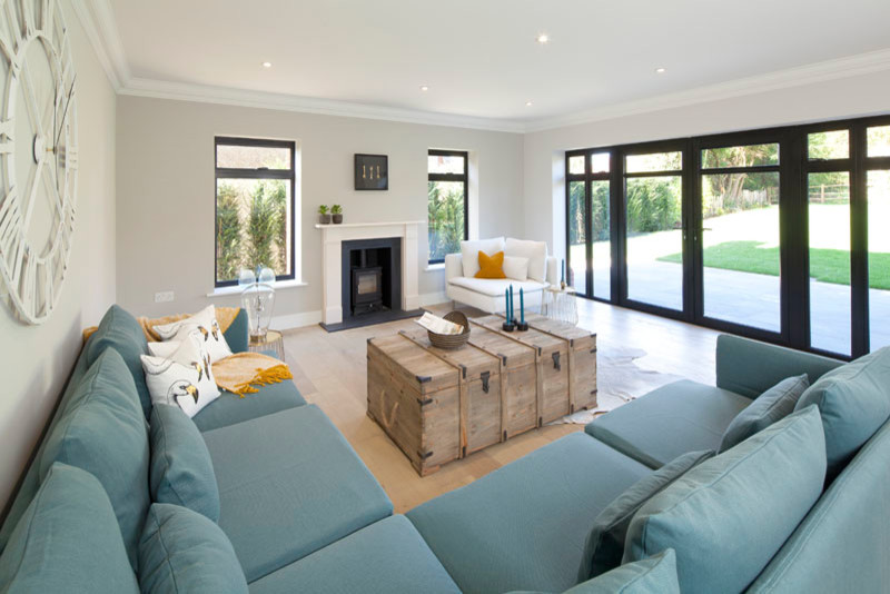 Bramleys, Greenhill Road, Otford, Kent Contemporáneo Salón Kent