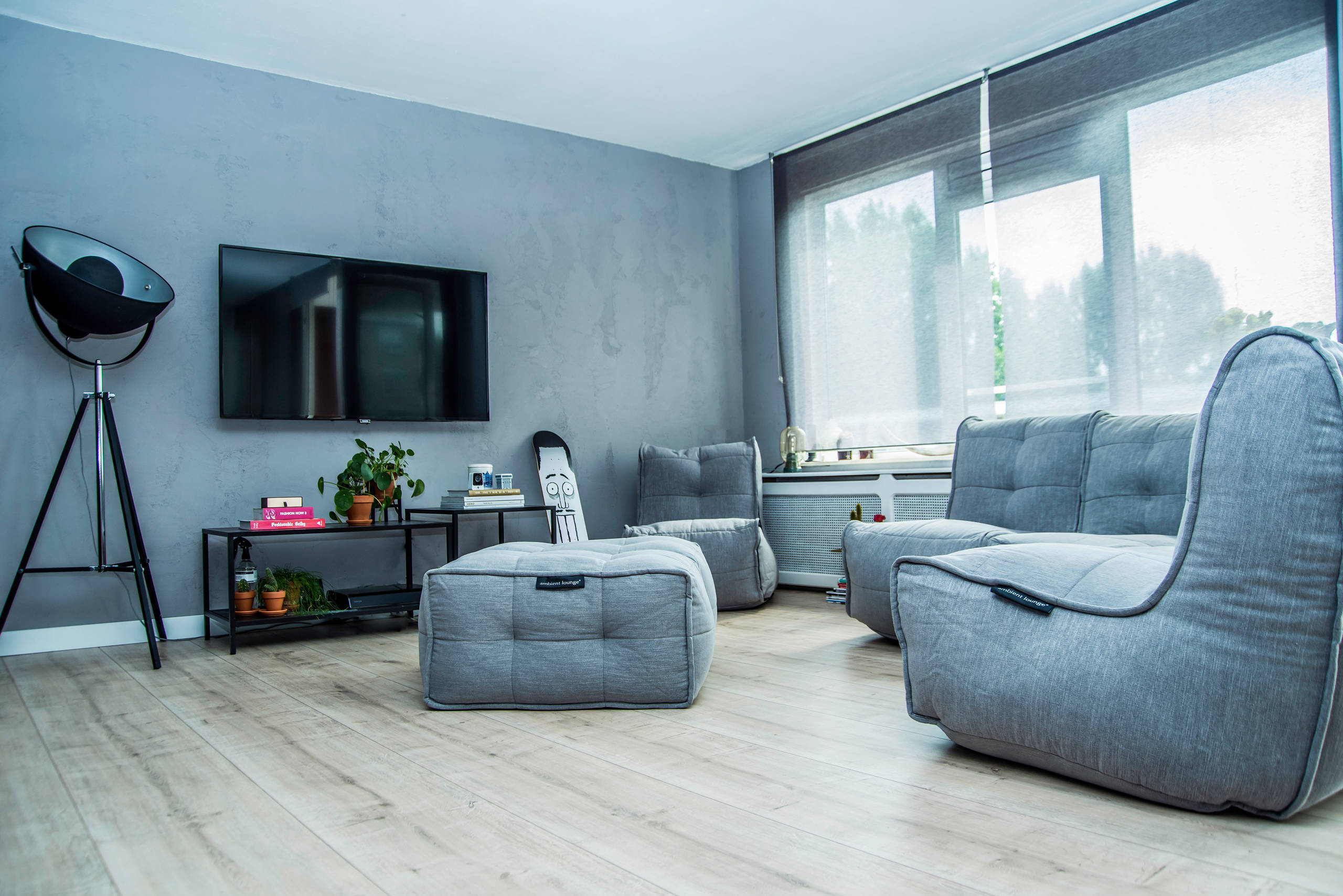 20 Blaue Moderne Wohnzimmer Ideen & Bilder   Januar 20   Houzz DE