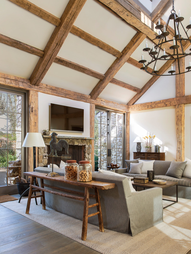 Brentwood Farms - Farmhouse - Living Room - Los Angeles - by Jeffrey ...