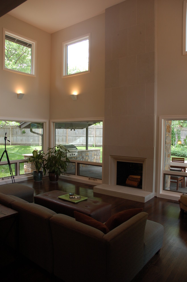 Modernes Wohnzimmer in Kansas City