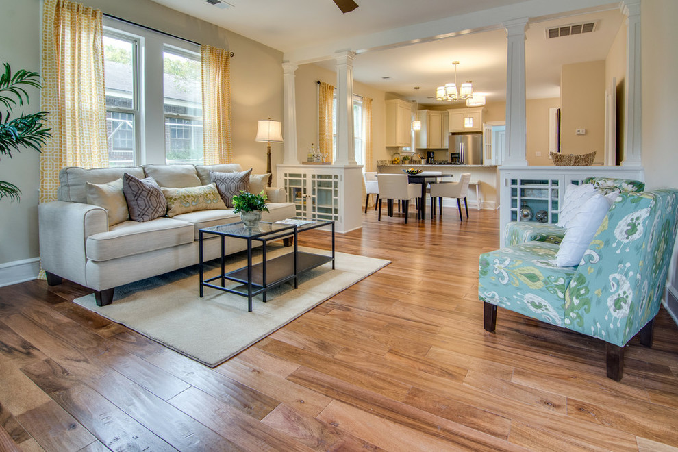 Brick Cottage Traditional Living Room Charleston by Showhomes