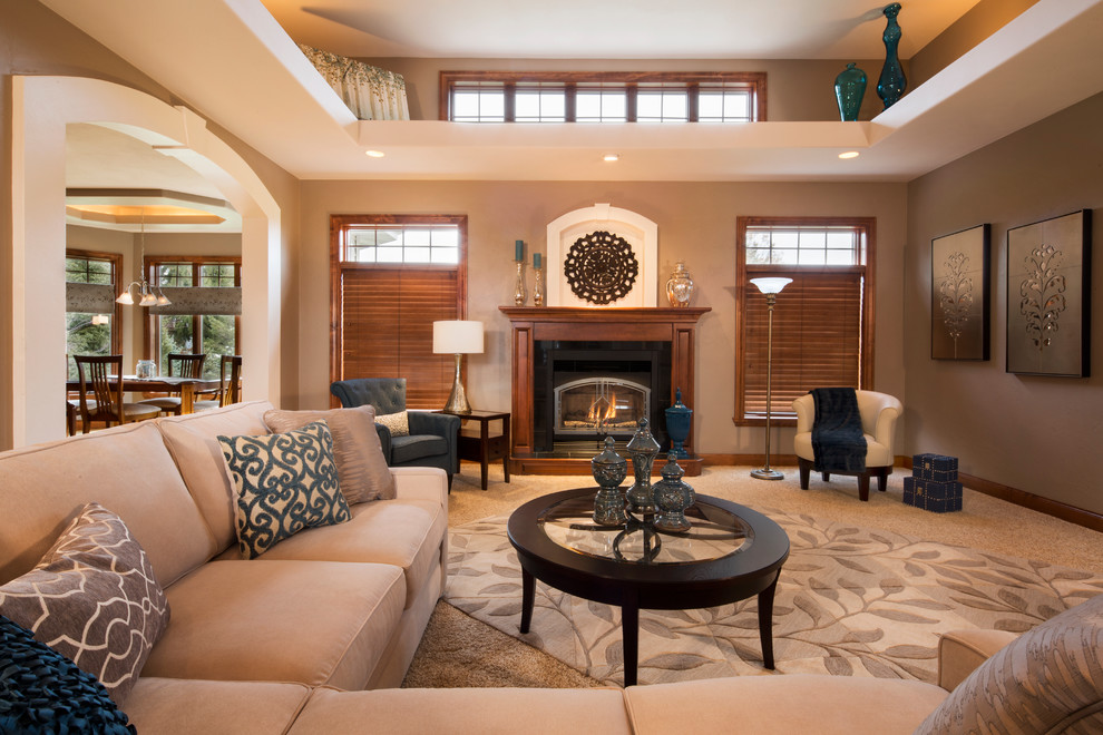 Bright & Beautiful - Transitional - Living Room - Milwaukee - by ...