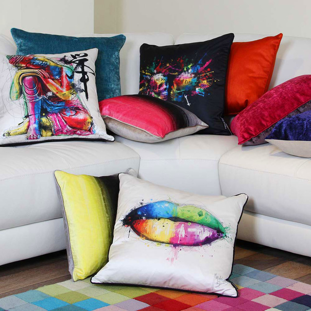 bright cushions