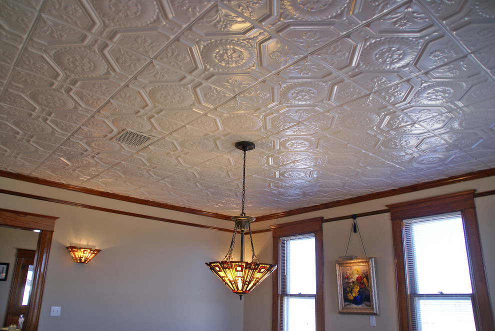 tin ceiling for living room